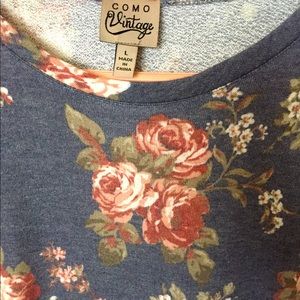 Como Vintage Top Long Sleeve Large
